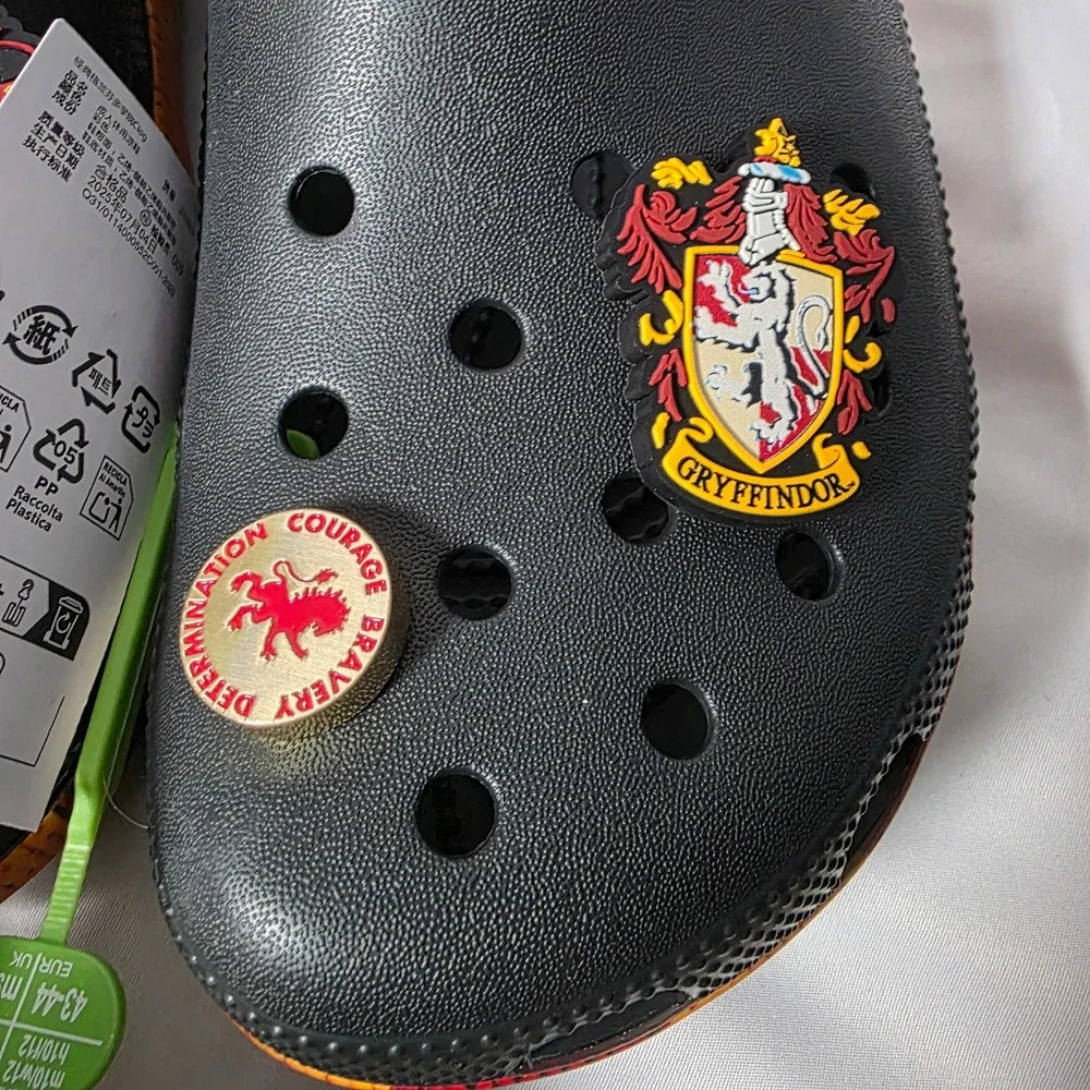 Crocs Harry Potter‎ Gryffindor Classic Clogs Black Red Yellow Size M10 W12